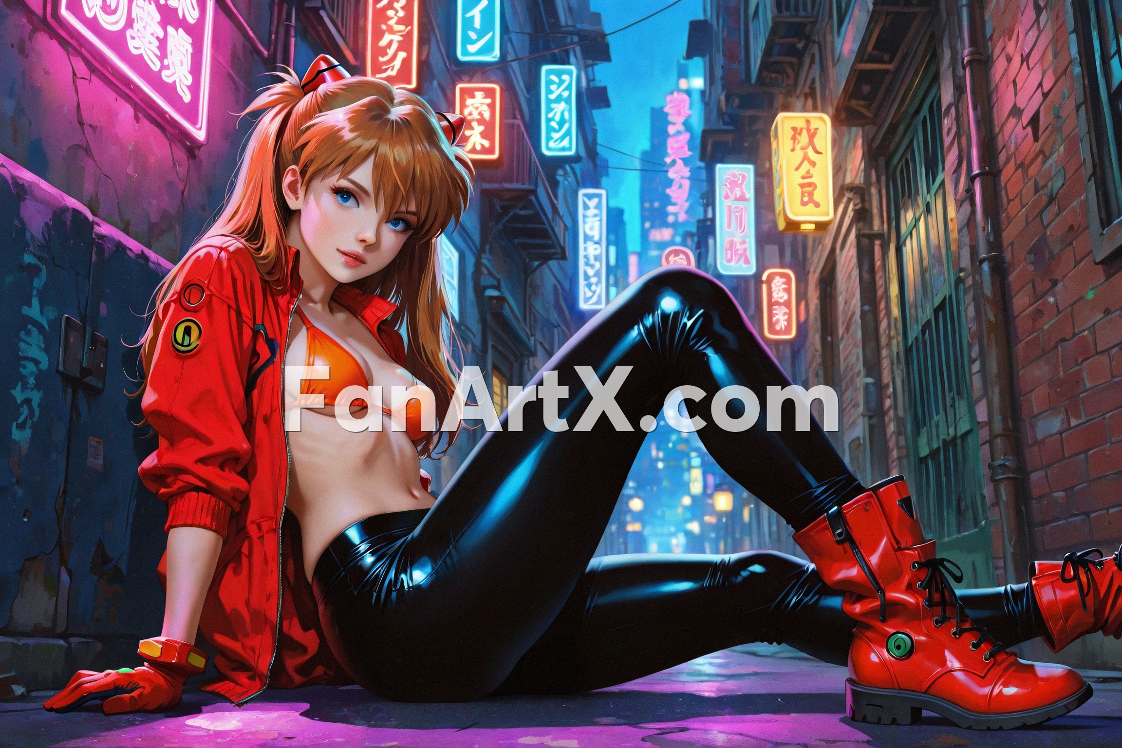 Asuka Langley Soryu fanart - Neon Genesis Evangelion Character 1477809